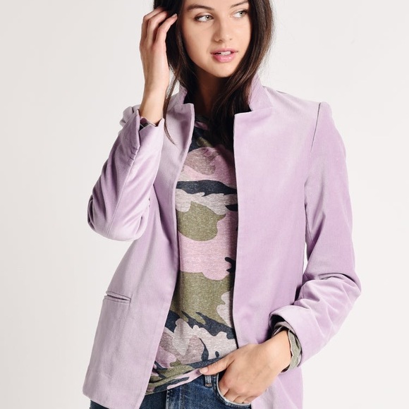 NWT $448 Zadig & Voltaire Volly Velours Blazer Jacket - Picture 1 of 10